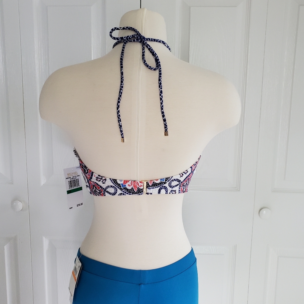 Michael Kors Santorini Beaded Halter Bikini Top - Picture 6 of 14